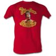 Rocky Shirt Rocky Beaten Adult Red Tee T-Shirt