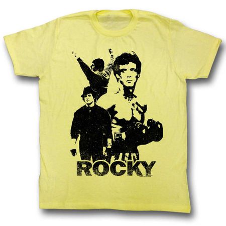 Rocky Shirt Silhouettes Yellow T-Shirt