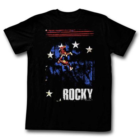 Rocky Shirt Stars Black T-Shirt