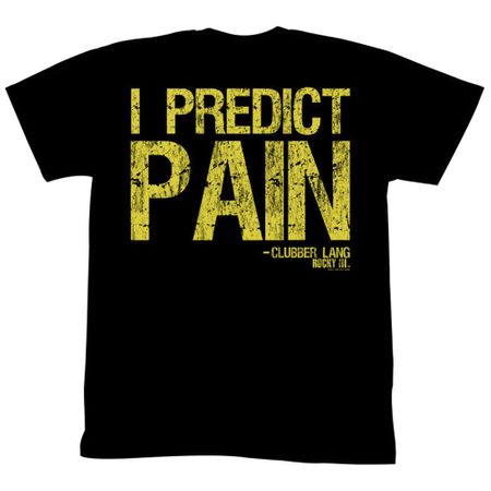 Rocky Shirt T Pain Adult Black Tee T-Shirt