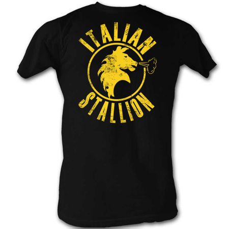 Rocky Shirt The Italian Stallion Black T-Shirt