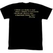 Rocky Shirt Thought Adult Black Tee T-Shirt