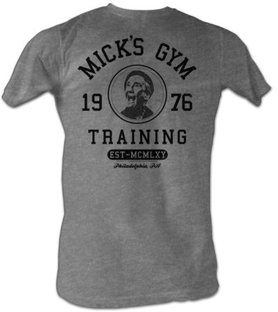 Rocky Shirt Training Adult Gray Heather Tee T-Shirt