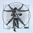 Rocky Shirt Vitruvian Rocky Adult Light Blue Tee T-Shirt