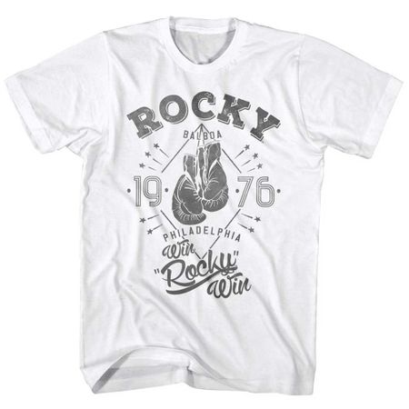 Rocky Shirt Win Rocky Win White T-Shirt