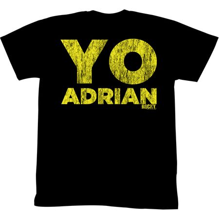 Rocky Shirt Yo Adrian Black Tee T-shirt