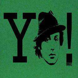 Rocky Shirt YO Adult Green Heather Tee T-Shirt