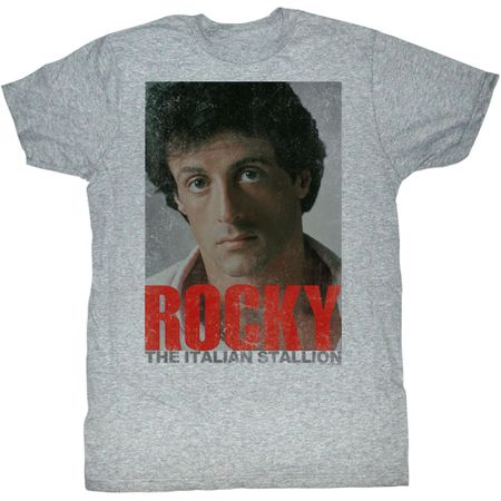Rocky Shirt You Wish Adult Grey Heather Tee T-Shirt