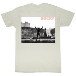 Rocky T-shirt Boxer Rocky Adult White Tee Shirt