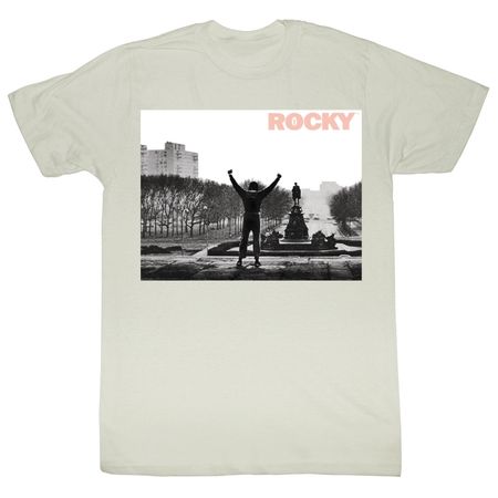 Rocky T-shirt Boxer Rocky Adult White Tee Shirt