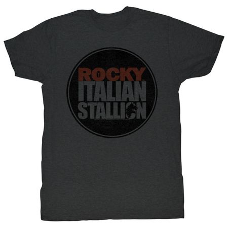 Rocky T-shirt Boxer Rocky Seal Adult Charcoal Tee Shirt