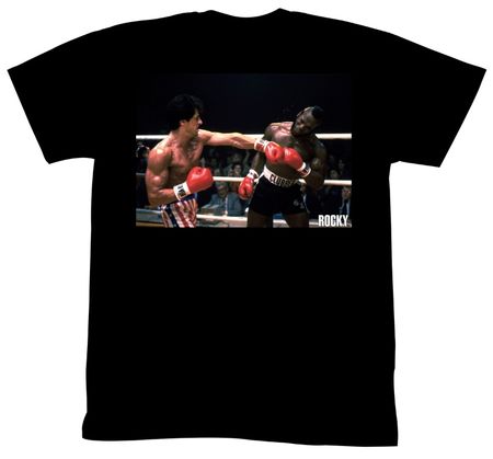Rocky T-shirt Boxer Take That Adult Black Tee Shirt