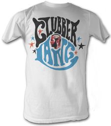 Rocky T-shirt Clubber Lang Classic Adult White Tee Shirt