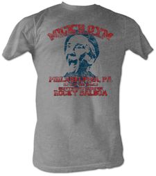 Rocky T-shirt Micks Gym Classic Adult Grey Heather Tee Shirt