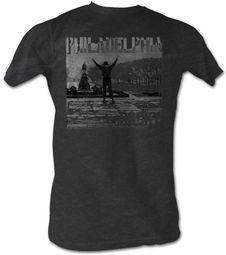 Rocky T-shirt Philadelphia Adult Charcoal Heather Tee Shirt