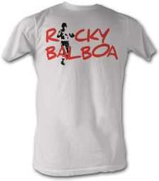 Rocky T-shirt Rocky Balboa Adult Dirty White Tee Shirt
