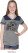 Rottweiler Sketch Girls Football Shirt