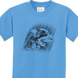 Rottweiler Sketch Kids Shirt
