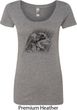 Rottweiler Sketch Ladies Scoop Neck Shirt