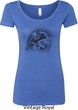 Rottweiler Sketch Ladies Scoop Neck Shirt