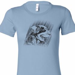 Rottweiler Sketch Ladies Shirts