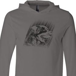 Rottweiler Sketch Lightweight Hoodie Tee