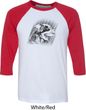 Rottweiler Sketch Mens Raglan Shirt