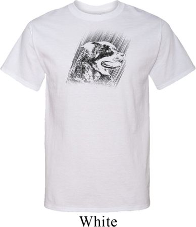 Rottweiler Sketch Mens Tall Shirt