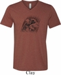 Rottweiler Sketch Mens Tri Blend V-neck Shirt