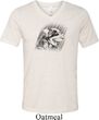 Rottweiler Sketch Mens Tri Blend V-neck Shirt