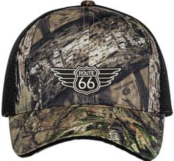 Rt Route 66 Adult Camo Mesh-Back Cap Hat