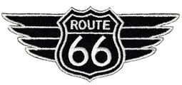 Rt Route 66 Iron-On Applique Patch