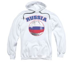 Russia Soccer Futbol Hoodie Sweatshirt White Adult Hoody Sweat Shirt