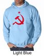 Russian Hoodie Hammer and Sickle Red Print Adult Hoody