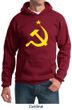 Russian Hoodie Hammer and Sickle USSR Adult Hoody Sweatshirt