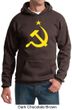 Russian Hoodie Hammer and Sickle USSR Adult Hoody Sweatshirt