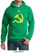 Russian Hoodie Hammer and Sickle USSR Adult Hoody Sweatshirt