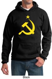 Russian Hoodie Hammer and Sickle USSR Adult Hoody Sweatshirt