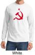 Russian Shirt Hammer and Sickle Red Print Adult Long Sleeve Shirt
