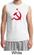 Russian Shirt Hammer and Sickle Red Print Adult Muscle Shirt