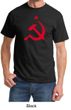Russian Shirt Hammer and Sickle Red Print Adult T-shirt
