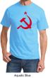 Russian Shirt Hammer and Sickle Red Print Adult T-shirt