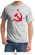 Russian Shirt Hammer and Sickle Red Print Adult T-shirt