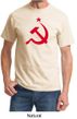 Russian Shirt Hammer and Sickle Red Print Adult T-shirt