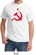 Russian Shirt Hammer and Sickle Red Print Adult T-shirt