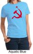 Russian Shirt Hammer and Sickle Red Print Ladies T-shirt