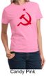 Russian Shirt Hammer and Sickle Red Print Ladies T-shirt