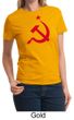 Russian Shirt Hammer and Sickle Red Print Ladies T-shirt