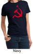 Russian Shirt Hammer and Sickle Red Print Ladies T-shirt