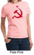 Russian Shirt Hammer and Sickle Red Print Ladies T-shirt